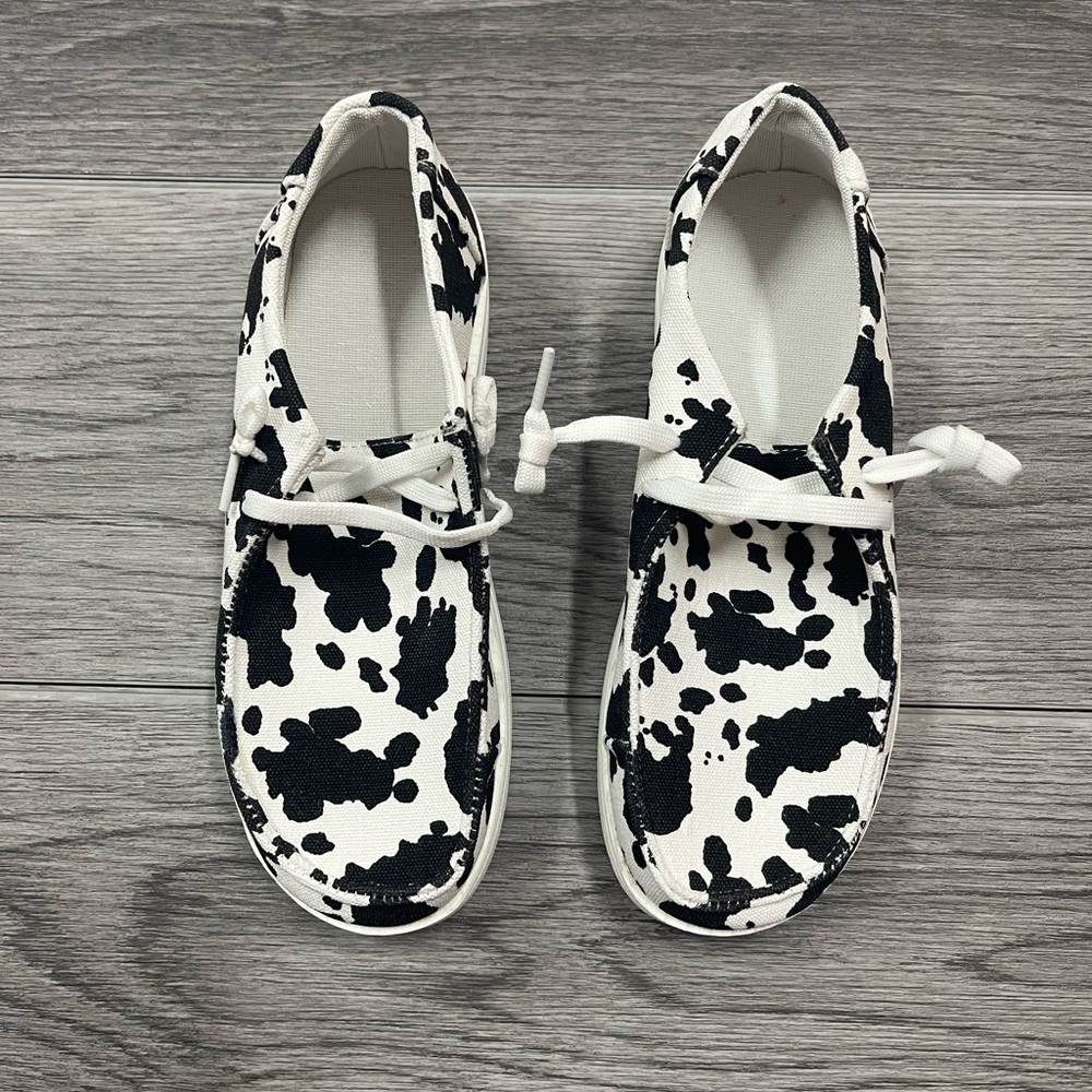 Cow print hey dudes